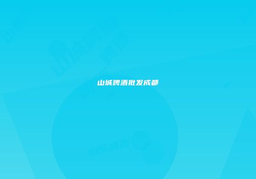 山城啤酒批发成都