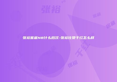 张裕窖藏N8什么档次-张裕比赞干红怎么样