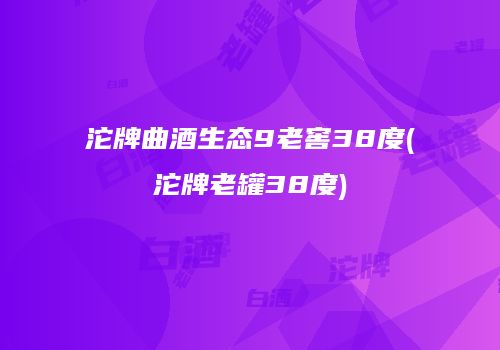 沱牌曲酒生态9老窖38度(沱牌老罐38度)