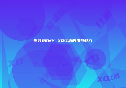 探寻REMY XO红酒的独特魅力