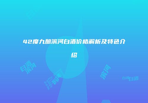 42度九酿滨河白酒价格解析及特色介绍