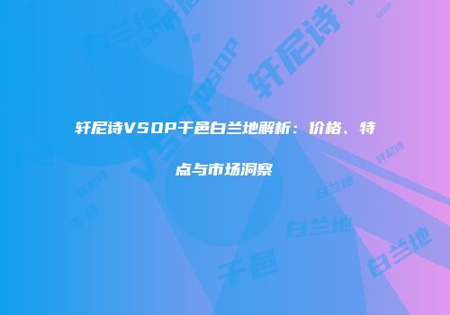轩尼诗VSOP干邑白兰地解析：价格、特点与市场洞察