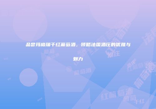 品尝玛格瑞干红葡萄酒，领略法国酒庄的优雅与魅力