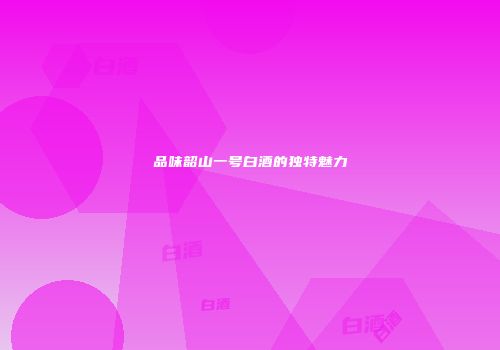 品味韶山一号白酒的独特魅力