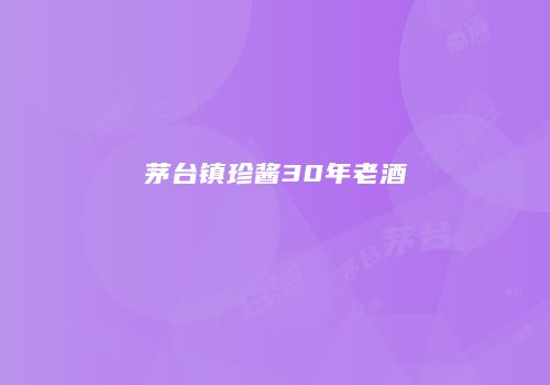 茅台镇珍酱30年老酒