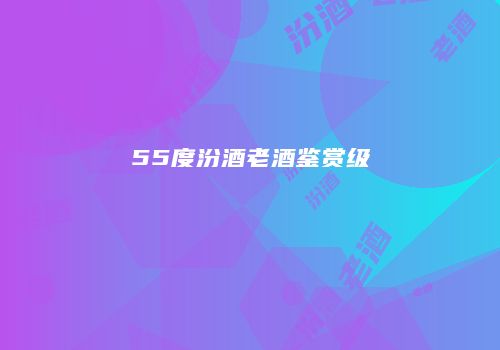 55度汾酒老酒鉴赏级