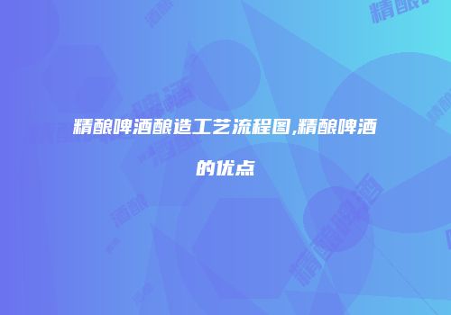 精酿啤酒酿造工艺流程图,精酿啤酒的优点