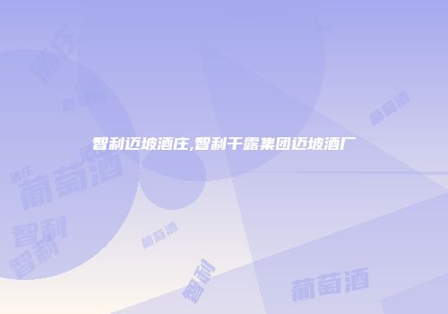 智利迈坡酒庄,智利干露集团迈坡酒厂
