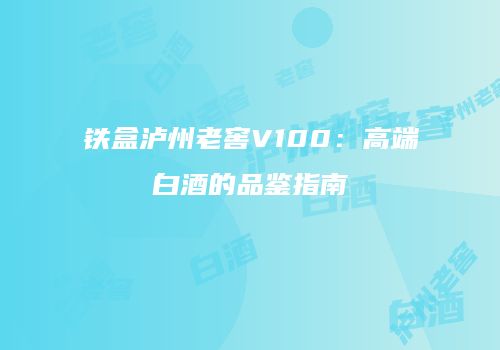 铁盒泸州老窖V100：高端白酒的品鉴指南