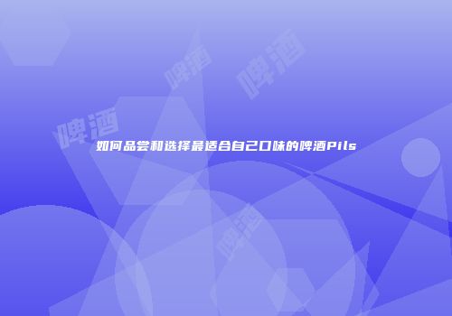 如何品尝和选择最适合自己口味的啤酒Pils