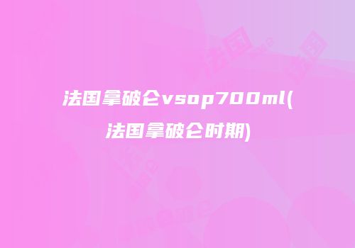 法国拿破仑vsop700ml(法国拿破仑时期)