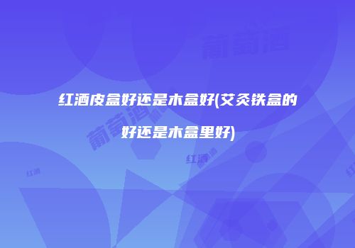 红酒皮盒好还是木盒好(艾灸铁盒的好还是木盒里好)