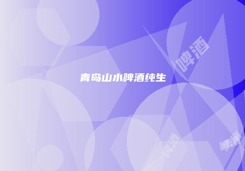 青岛山水啤酒纯生