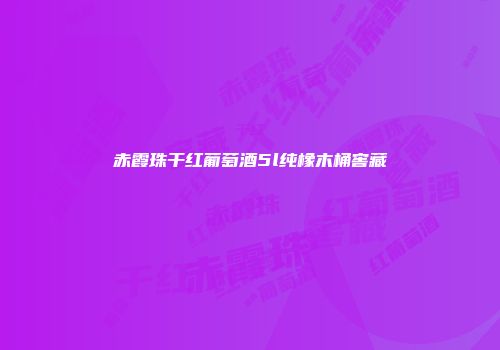 赤霞珠干红葡萄酒5l纯橡木桶窖藏