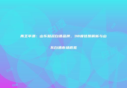 禹王亭酒：山东知名白酒品牌，38度佳酿解析与山东白酒市场概览