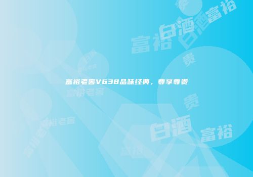 富裕老窖V638品味经典，尊享尊贵
