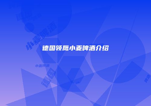 德国领鹰小麦啤酒介绍