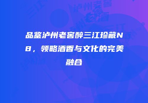 品鉴泸州老窖醉三江珍藏N8，领略酒香与文化的完美融合