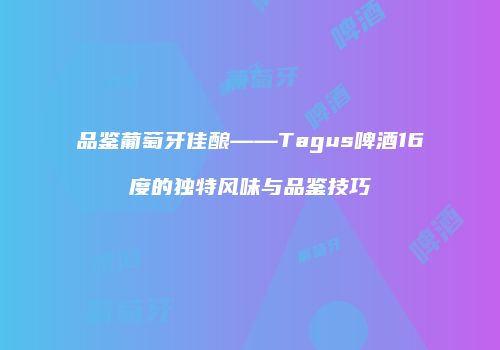 品鉴葡萄牙佳酿——Tagus啤酒16度的独特风味与品鉴技巧