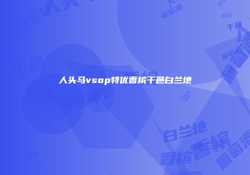 人头马vsop特优香槟干邑白兰地