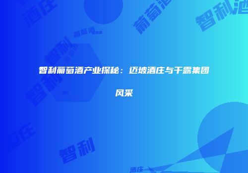 智利葡萄酒产业探秘：迈坡酒庄与干露集团风采