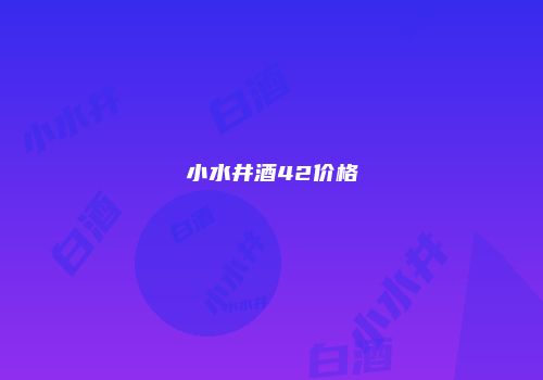 小水井酒42价格