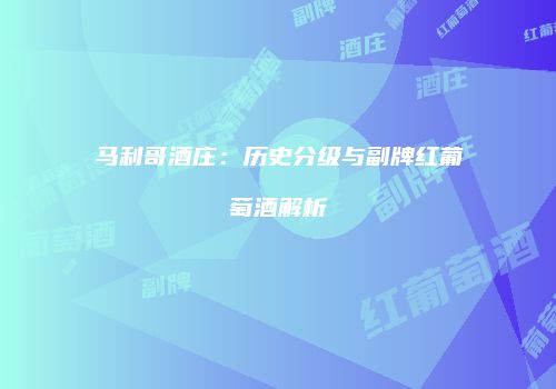马利哥酒庄：历史分级与副牌红葡萄酒解析
