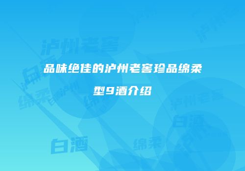 品味绝佳的泸州老窖珍品绵柔型9酒介绍