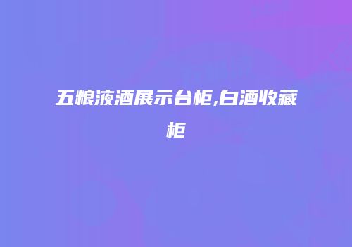 五粮液酒展示台柜,白酒收藏柜