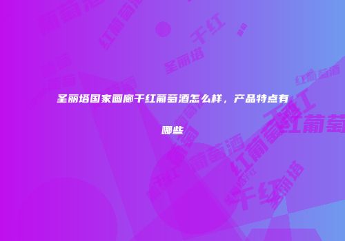 圣丽塔国家画廊干红葡萄酒怎么样，产品特点有哪些