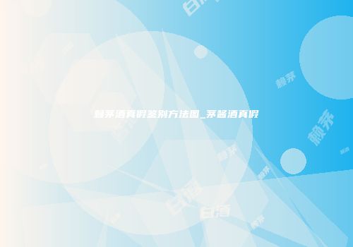 赖茅酒真假鉴别方法图_茅酱酒真假