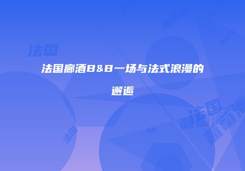 法国廊酒B&B一场与法式浪漫的邂逅