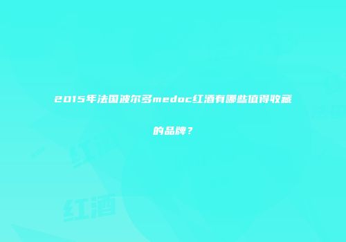 2015年法国波尔多medoc红酒有哪些值得收藏的品牌？