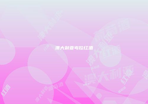 澳大利亚考拉红酒