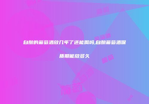 自酿的葡萄酒放几年了还能喝吗,自酿葡萄酒保质期能放多久