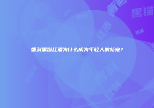 智利黑猫红酒为什么成为年轻人的新宠？