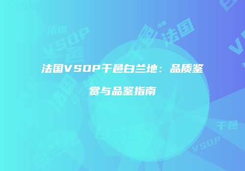 法国VSOP干邑白兰地：品质鉴赏与品鉴指南