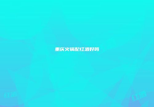 重庆火锅配红酒好吗