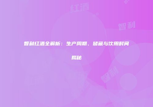 智利红酒全解析：生产周期、储藏与饮用时间揭秘