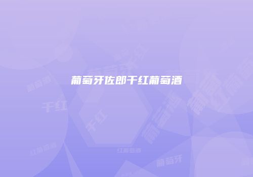 葡萄牙佐郎干红葡萄酒