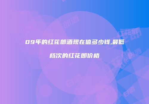 09年的红花郎酒现在值多少钱,最低档次的红花郎价格