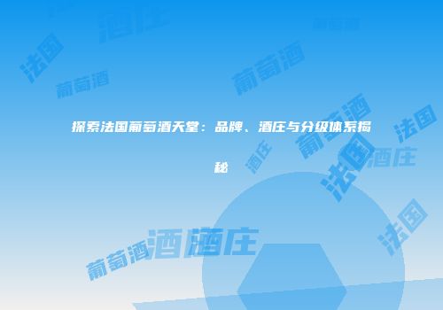 探索法国葡萄酒天堂：品牌、酒庄与分级体系揭秘