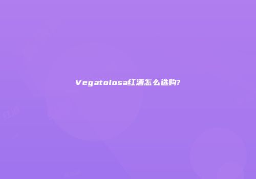 Vegatolosa红酒怎么选购?