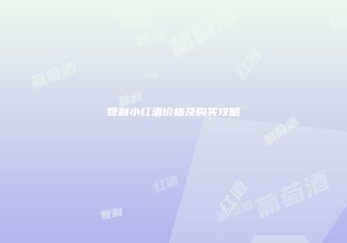 智利小红酒价格及购买攻略