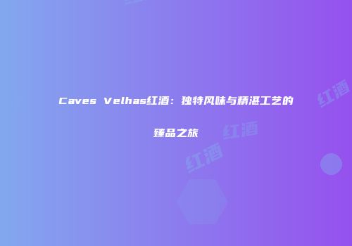 Caves Velhas红酒：独特风味与精湛工艺的臻品之旅